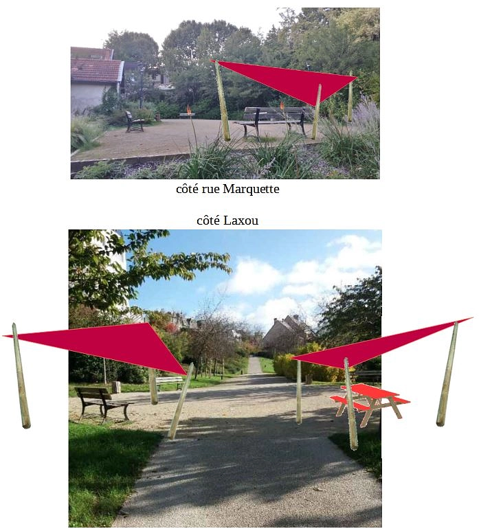 Image média: Îlots de fraîcheur et de soleil aux 2 jardins du Belvédère.