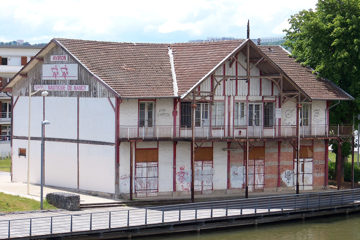 Image média: Réhabilitation de l’ancien bâtiment d’aviron en un relais vélo