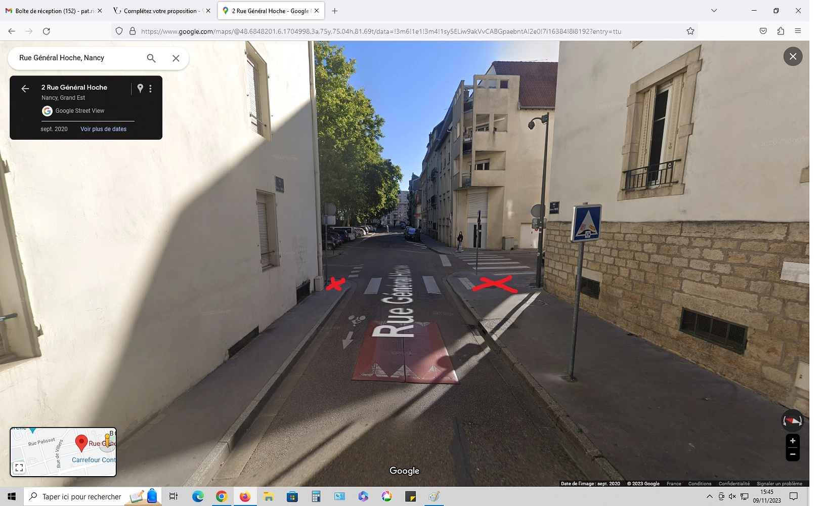 Image média: Installation d'un panneau stop