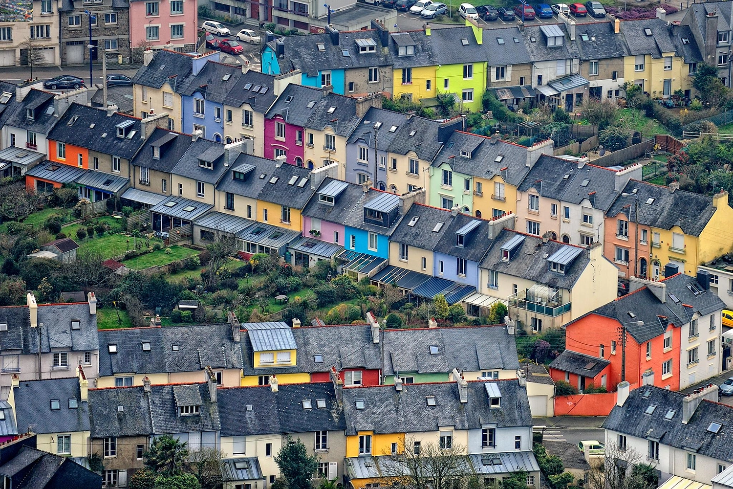 Image média: Maisons colorées