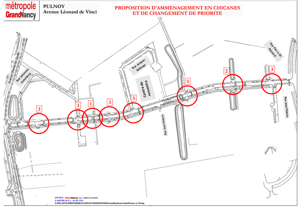 Image média: Projet de réaménagement — Avenue Léonard de Vinci