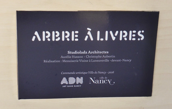 Image média: Création d'un réseau des arbres à livres de Nancy